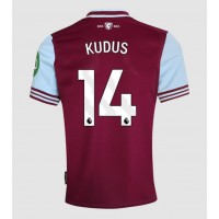 Pánský Fotbalový dres West Ham United Mohammed Kudus #14 2024-25 Domácí Krátký Rukáv